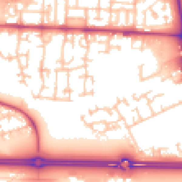 Daytime road noise heatmap for E6 5RS