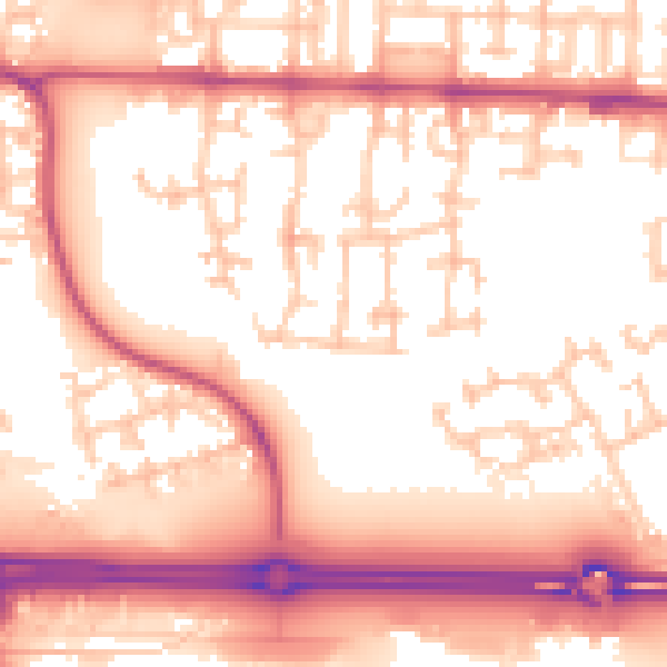 Daytime road noise heatmap for E6 5TG