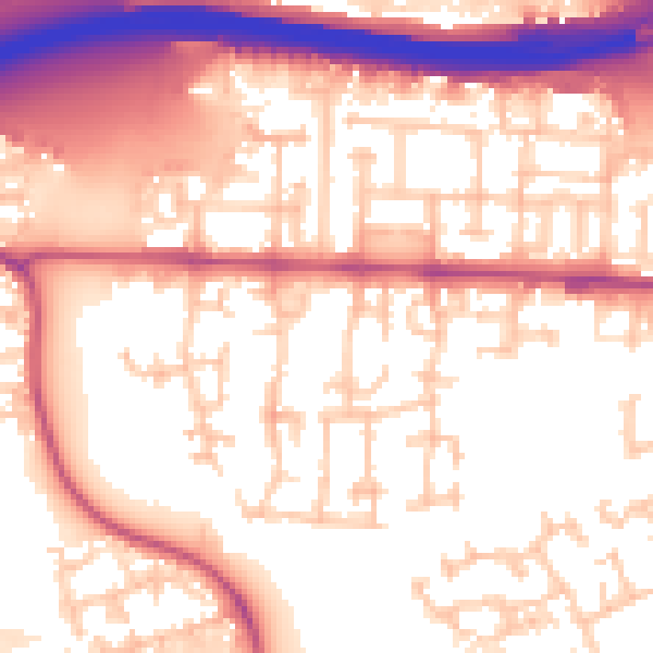 Daytime road noise heatmap for E6 5TX