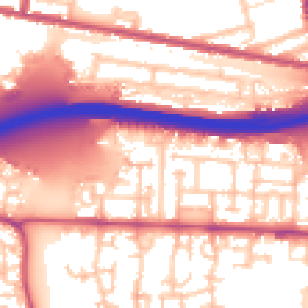 Daytime road noise heatmap for E6 5UD