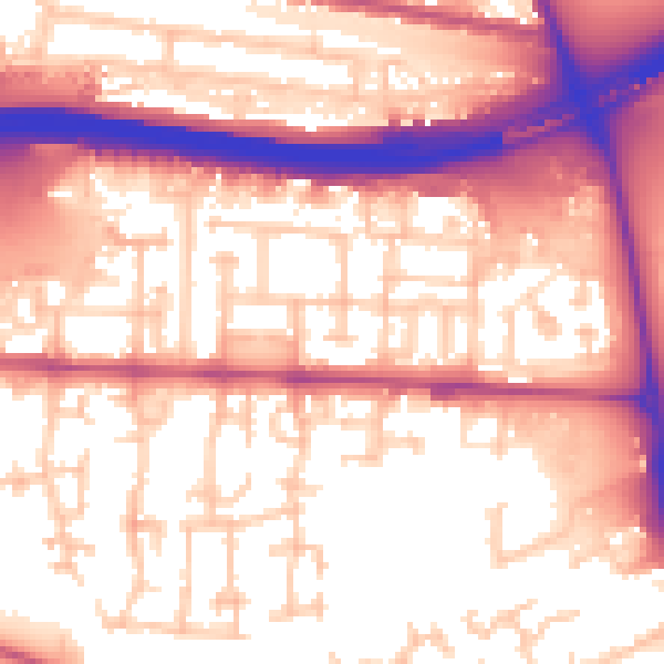 Daytime road noise heatmap for E6 5XE