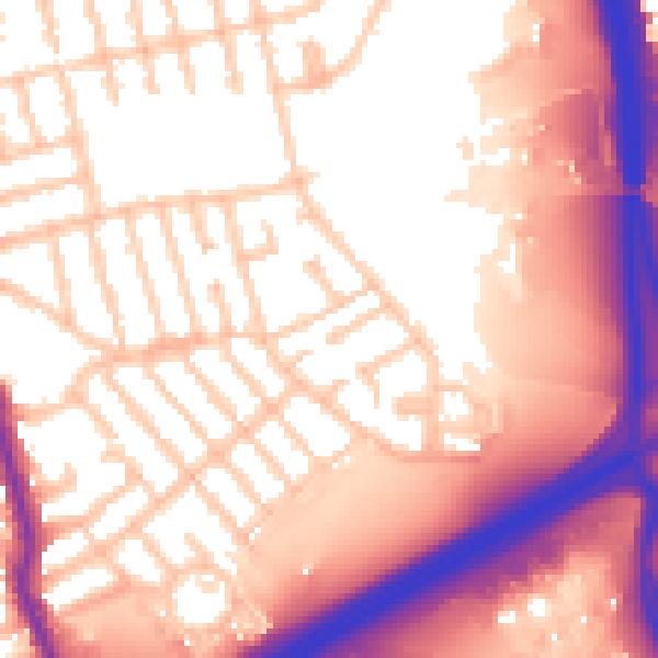 Daytime road noise heatmap for E6 6AR
