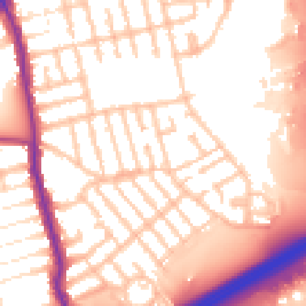 Daytime road noise heatmap for E6 6DF