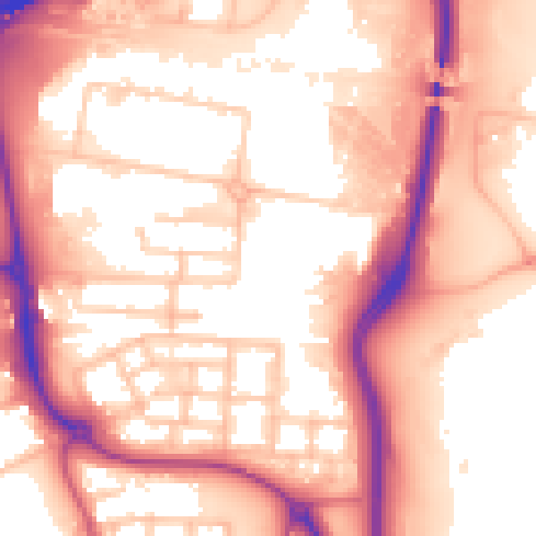 Daytime road noise heatmap for E6 6ND