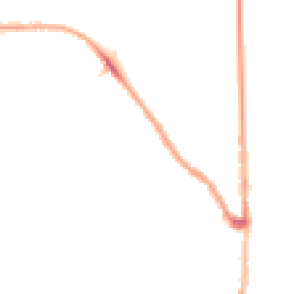 Night-time road noise heatmap for E7 0AH