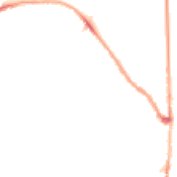 Night-time road noise heatmap for E7 0AR