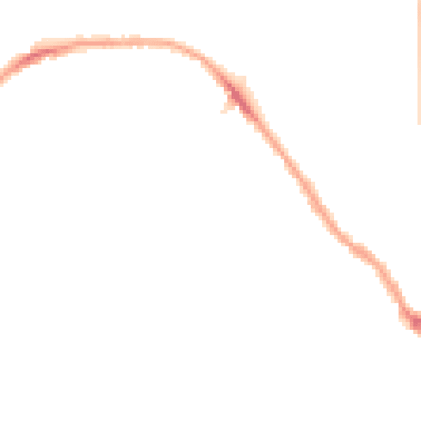 Night-time road noise heatmap for E7 9EA