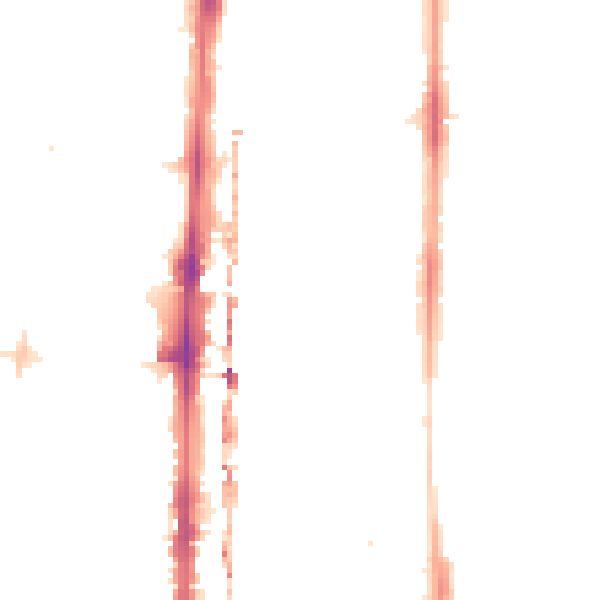 Night-time road noise heatmap for E8 4ER
