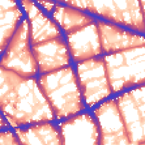 Daytime road noise heatmap for EC1V 0AF