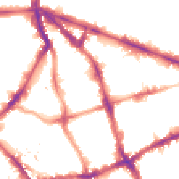 Night-time road noise heatmap for EC1V 0AJ