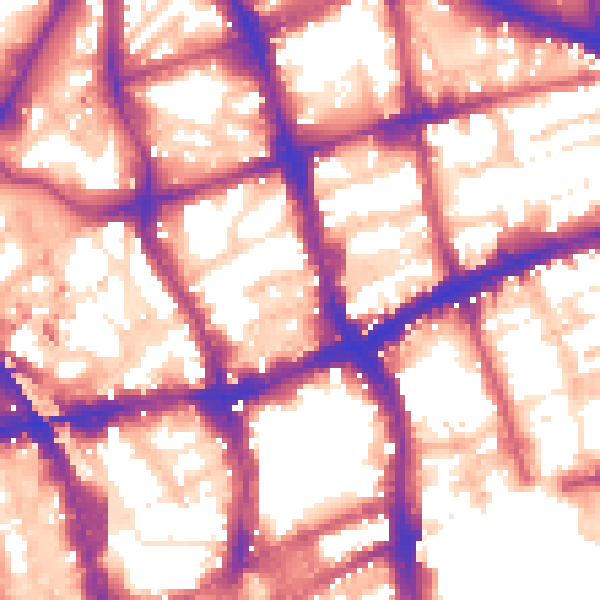 Daytime road noise heatmap for EC1V 0AY