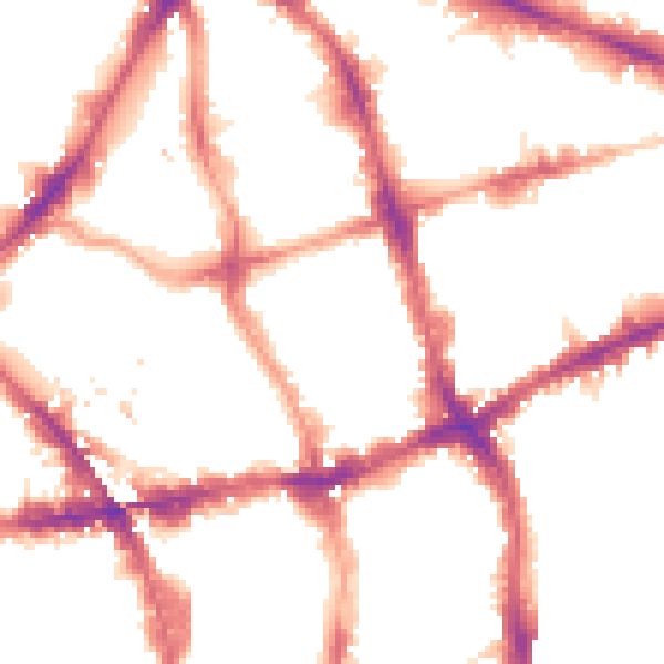 Night-time road noise heatmap for EC1V 0BL