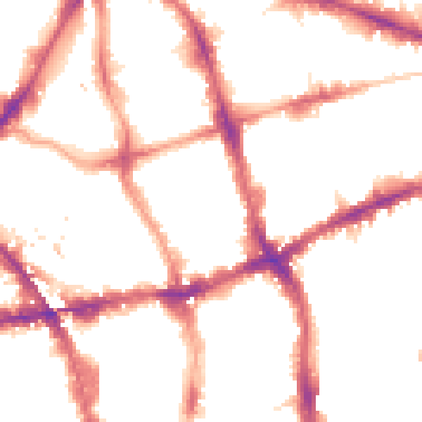 Night-time road noise heatmap for EC1V 0BQ