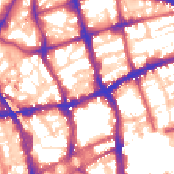 Daytime road noise heatmap for EC1V 0DE