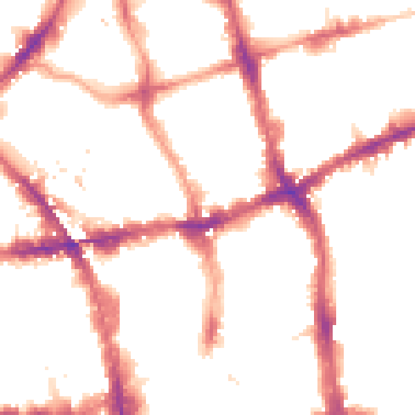 Night-time road noise heatmap for EC1V 0DU