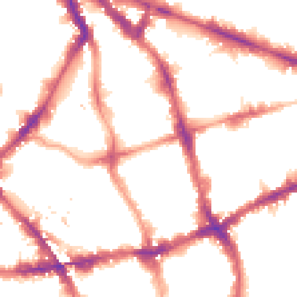 Night-time road noise heatmap for EC1V 0EB