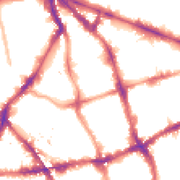 Night-time road noise heatmap for EC1V 0EP