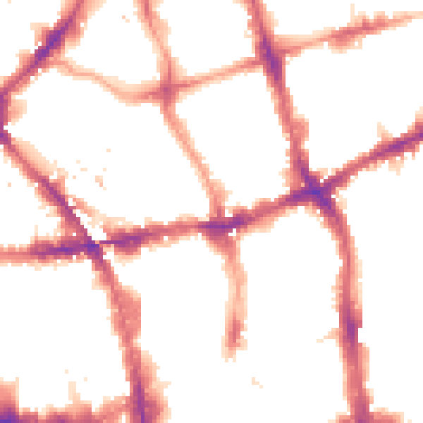 Night-time road noise heatmap for EC1V 4JA
