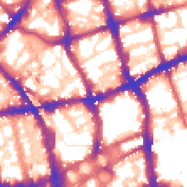 Daytime road noise heatmap for EC1V 4JS