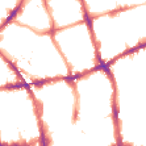 Night-time road noise heatmap for EC1V 4JS