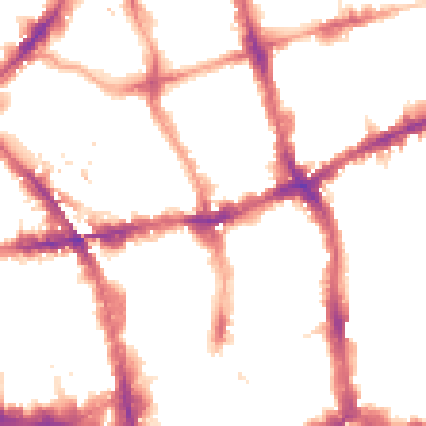 Night-time road noise heatmap for EC1V 4JW