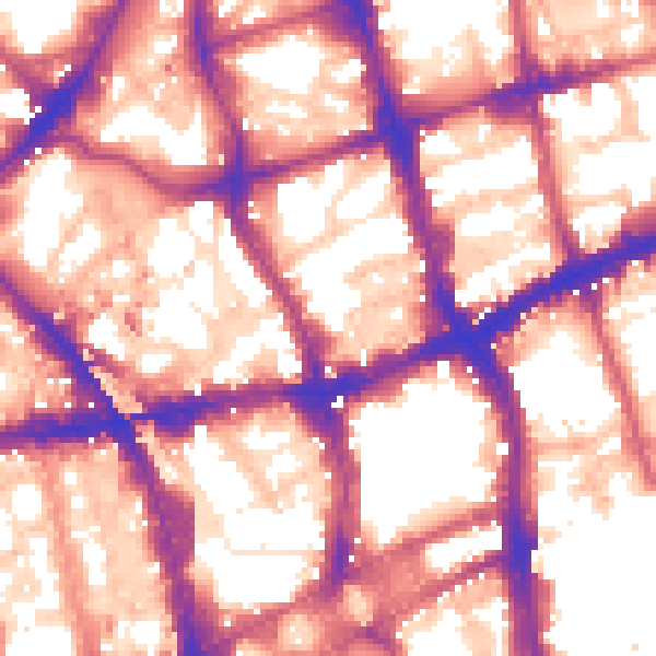 Daytime road noise heatmap for EC1V 4LE