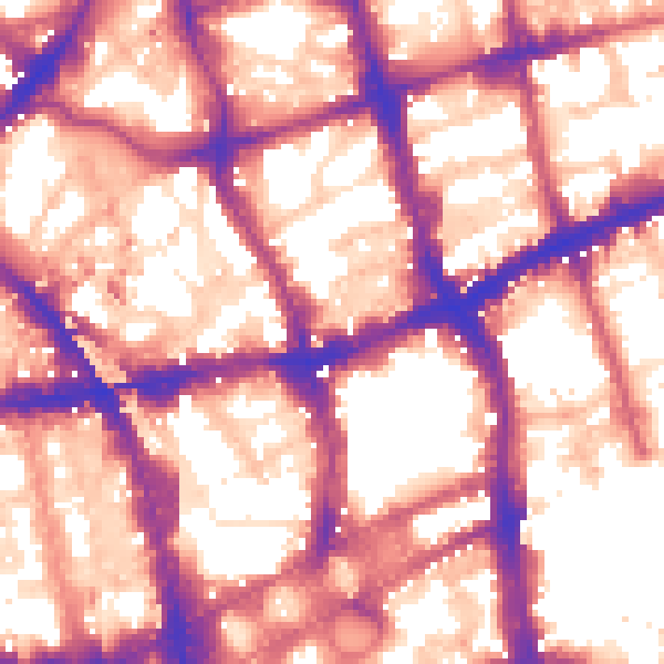 Daytime road noise heatmap for EC1V 4LF
