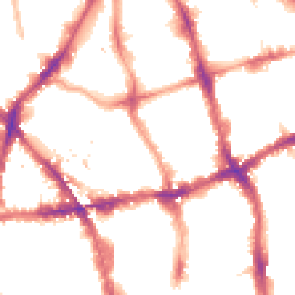 Night-time road noise heatmap for EC1V 4LS