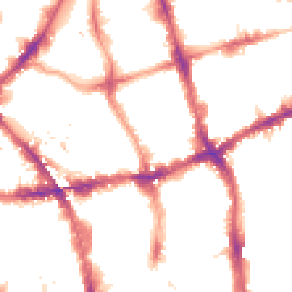 Night-time road noise heatmap for EC1V 4UD