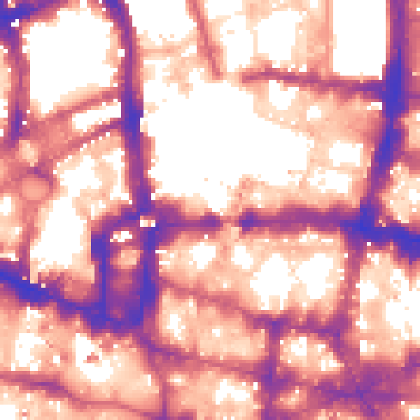 Daytime road noise heatmap for EC2Y 5BN