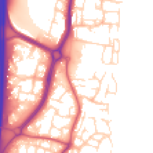 Daytime road noise heatmap for EN10 6AG