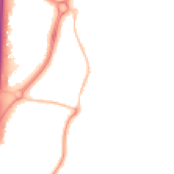 Night-time road noise heatmap for EN10 6BQ
