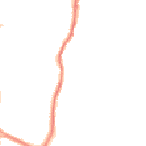 Night-time road noise heatmap for EN10 6DX