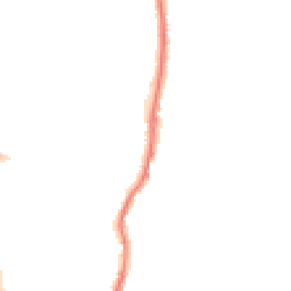 Night-time road noise heatmap for EN10 6LG