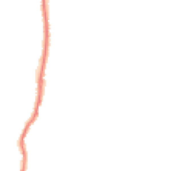 Night-time road noise heatmap for EN10 6NT