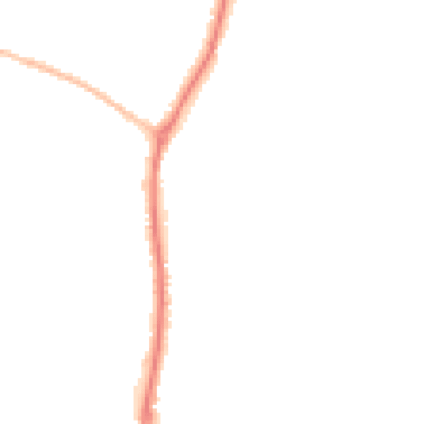 Night-time road noise heatmap for EN10 6PQ