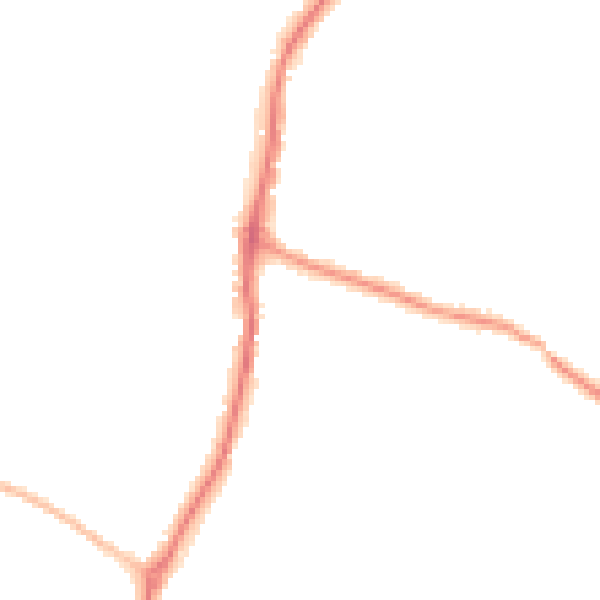 Night-time road noise heatmap for EN10 7AB