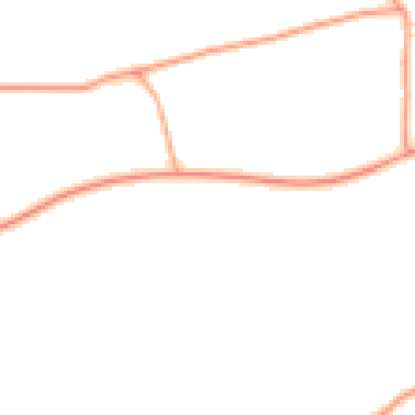 Daytime road noise heatmap for EN10 7FL