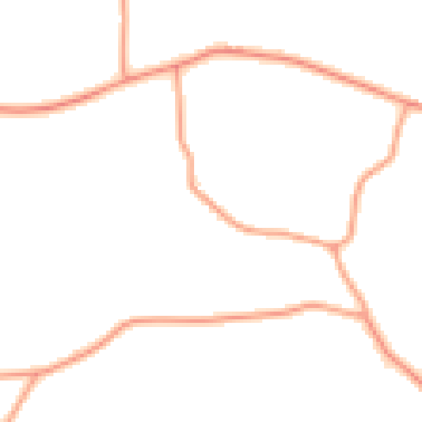 Daytime road noise heatmap for EN10 7QB