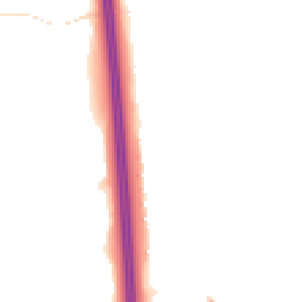 Night-time road noise heatmap for EN10 7TF