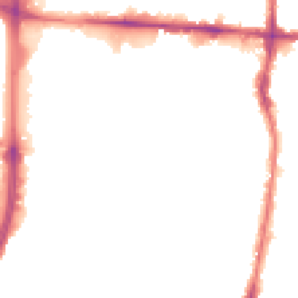 Night-time road noise heatmap for EN3 4AA