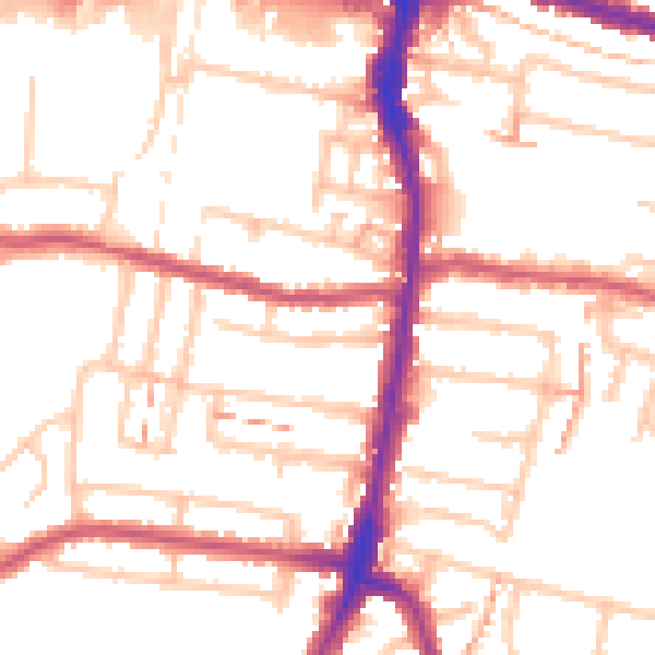 Daytime road noise heatmap for EN3 4BN