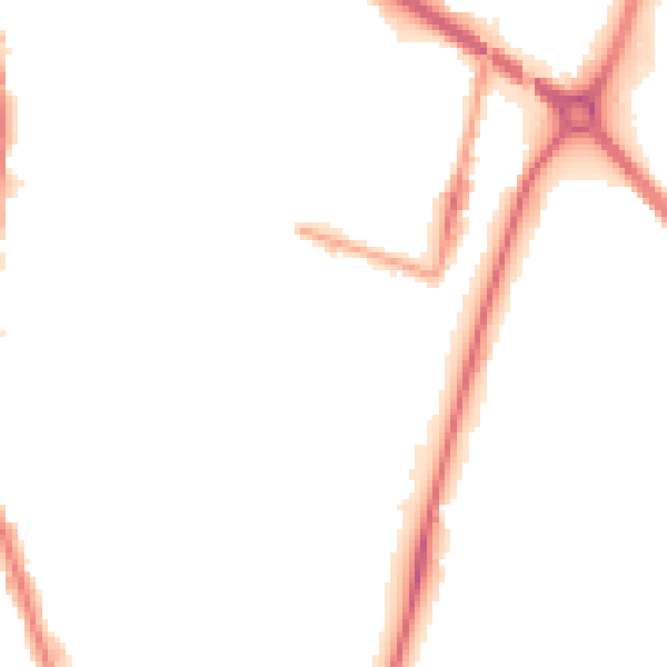 Night-time road noise heatmap for EN3 4FJ