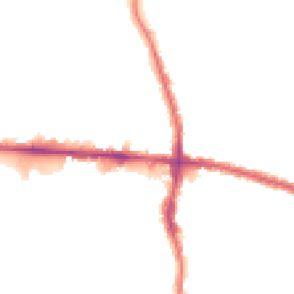 Night-time road noise heatmap for EN3 4JL