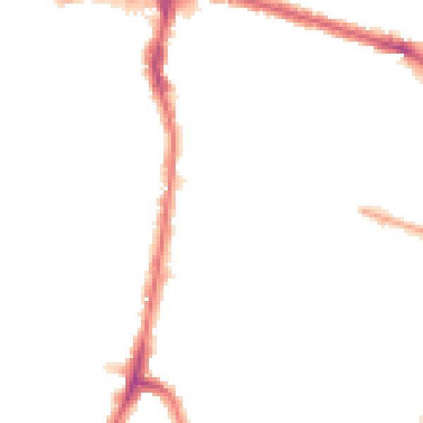 Night-time road noise heatmap for EN3 4PN