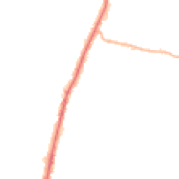 Night-time road noise heatmap for EN3 5NT