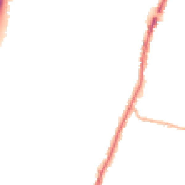 Night-time road noise heatmap for EN3 5RE