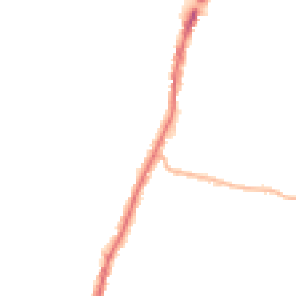Night-time road noise heatmap for EN3 5SS