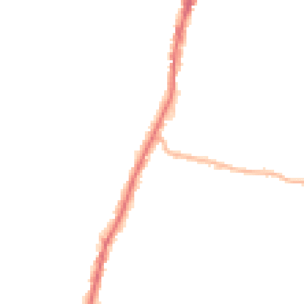 Night-time road noise heatmap for EN3 5UT