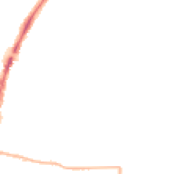 Night-time road noise heatmap for EN3 6BB
